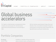 Tablet Screenshot of 511capital.com